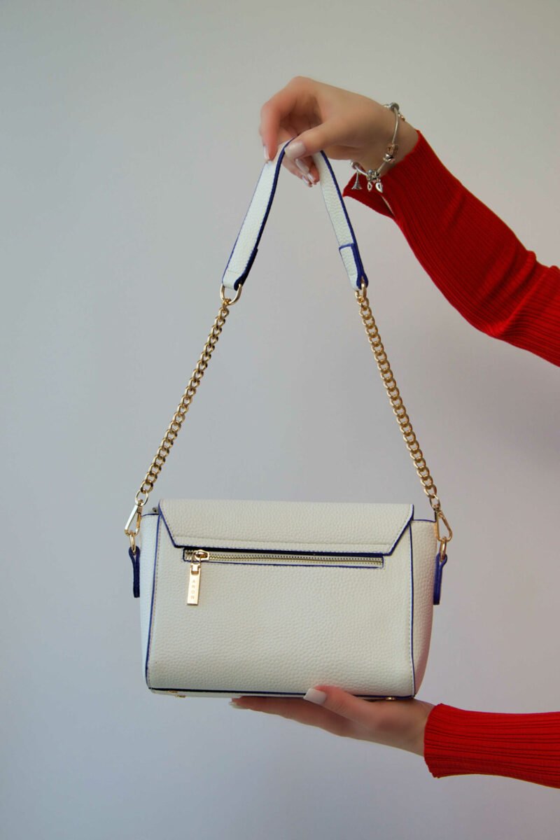 Originele Aron Atelier damestas – schoudertas Pamela Witte witte tas