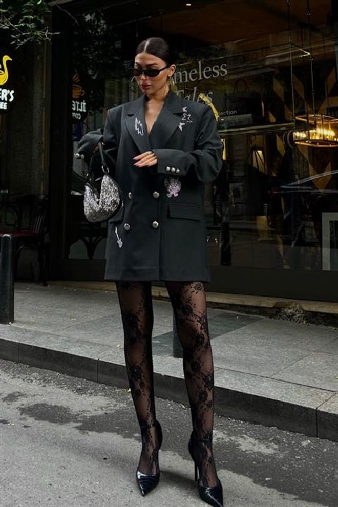 Grijze blazer Grijze blazer