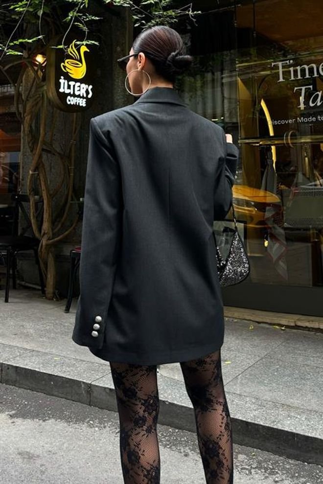 Grijze blazer Grijze blazer