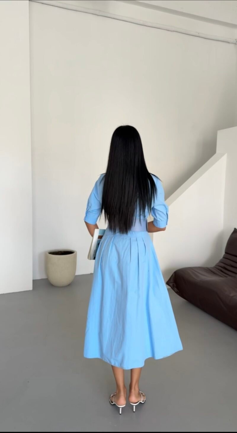 Blauwe jurk Blauwe jurk